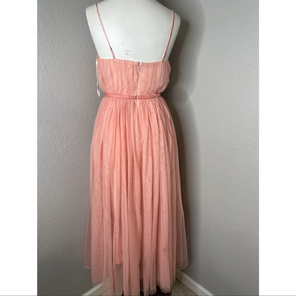 SAU LEE Selina Dress in Pink & Blush - Picture 2 of 5